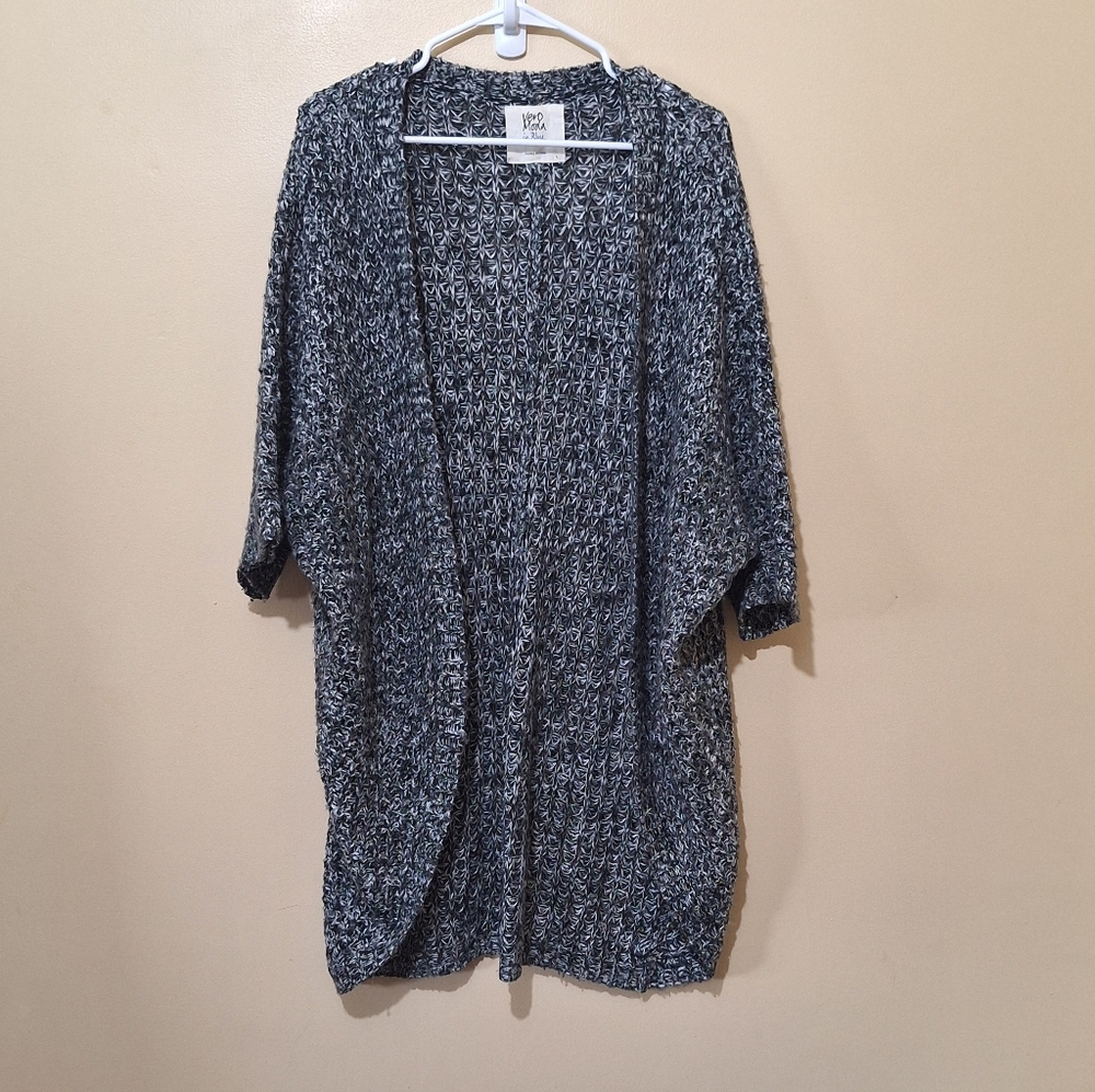 Vero Moda In Blue Short Sleeve Open Cardigan